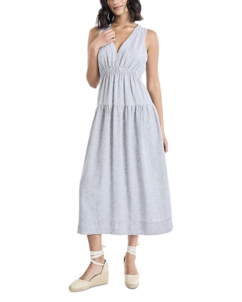 The Good Journey V Neck Midi Dress