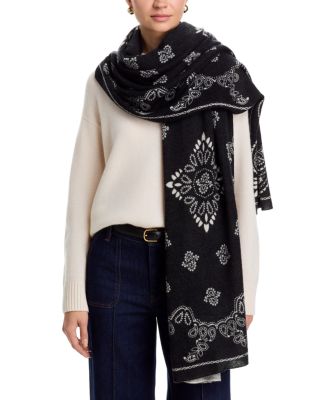 100% Cashmere Bandana Travel Wrap - Exclusive