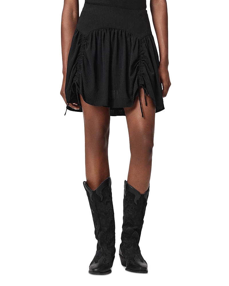 Allsaints Aria Check Skirt