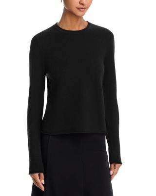 100% Cashmere Rolled Edge Sweater - Exclusive