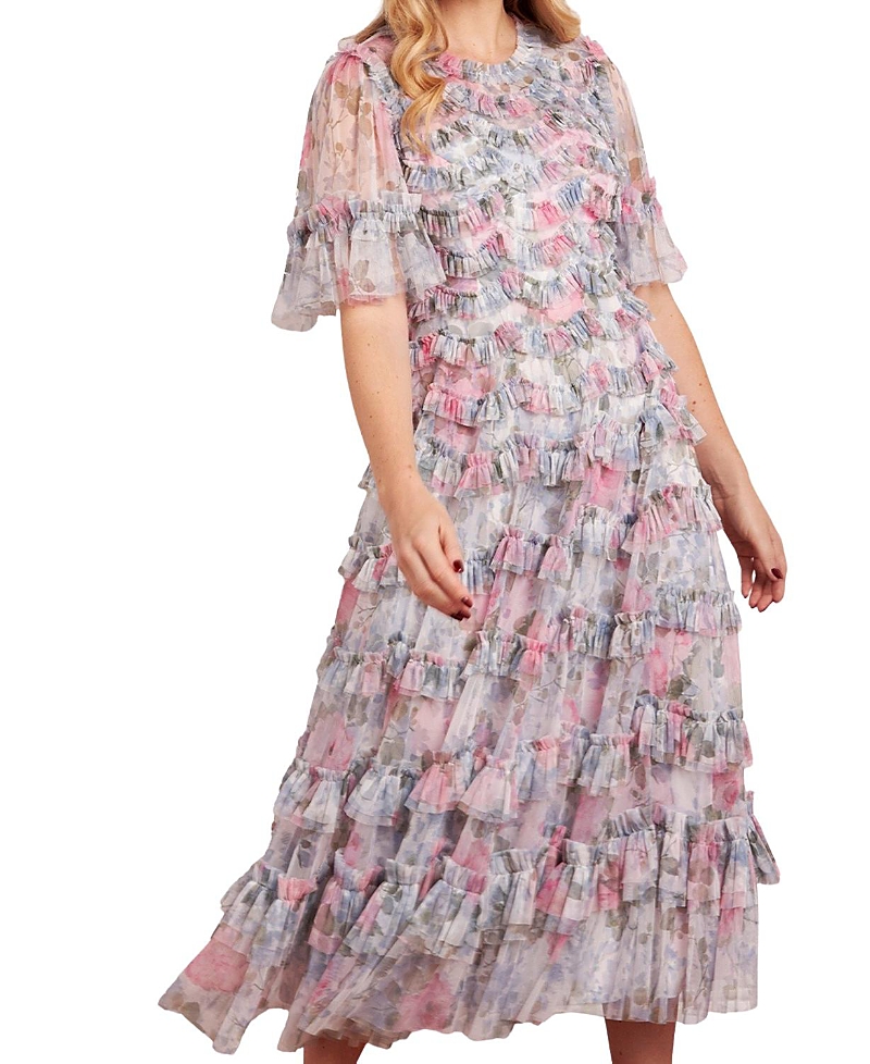 Needle & Thread Camille's Garden Round Neck Dress