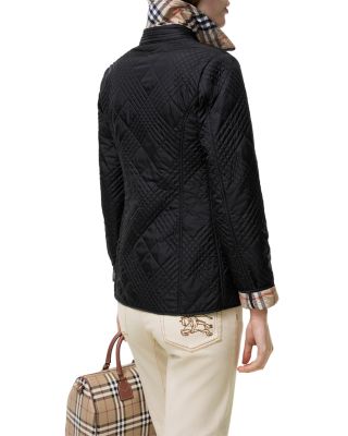 Micro Check Stitch Nylon Jacket - thumbnail 2