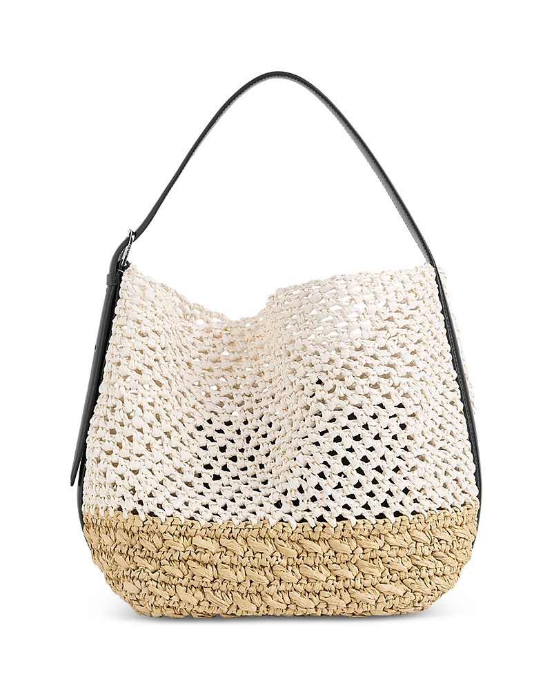 Toteme Medium Belted Raffia tote