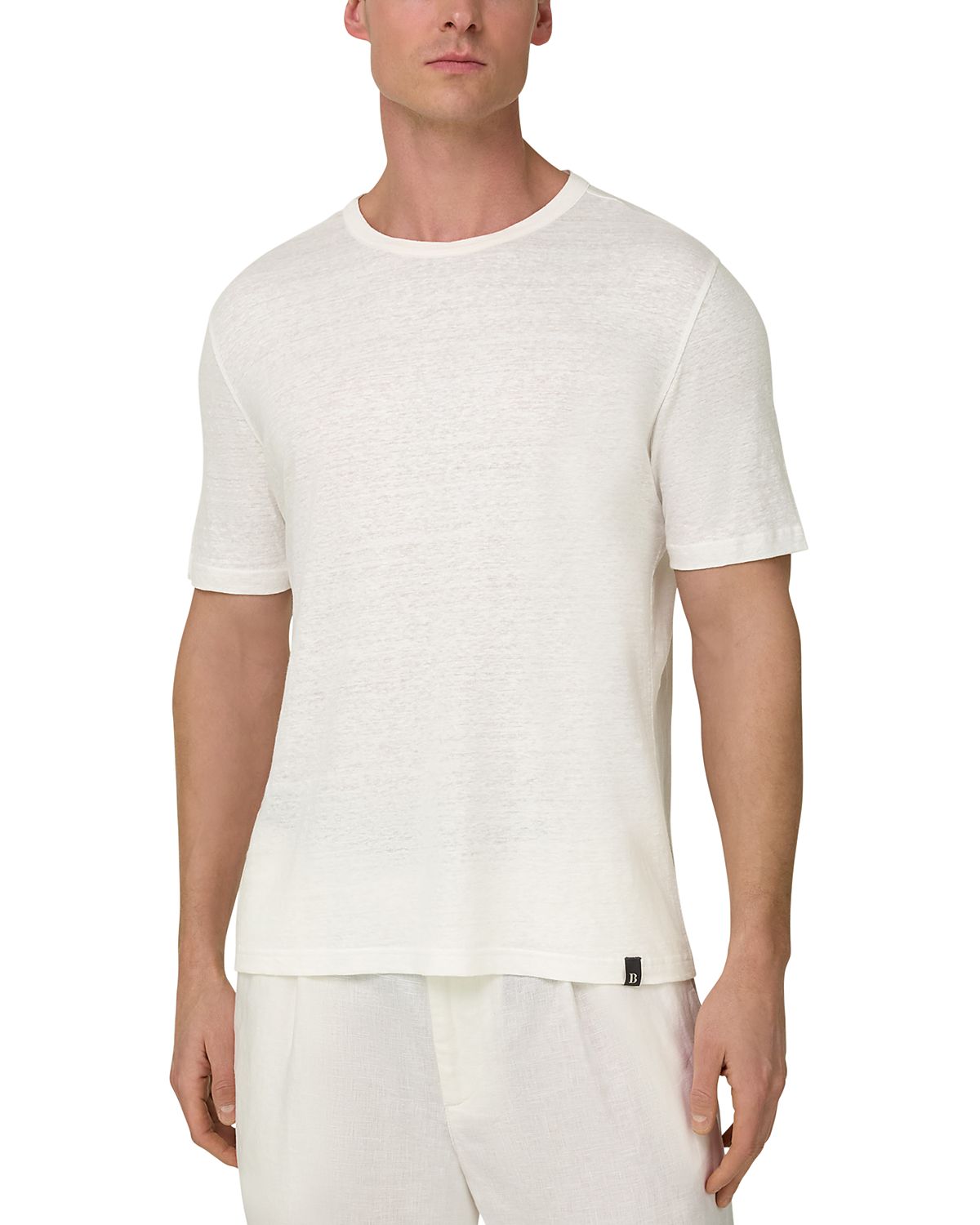 Boggi Milano Stretch Linen Jersey T-Shirt