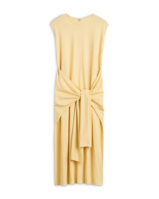 Tie Waist Jersey Dress