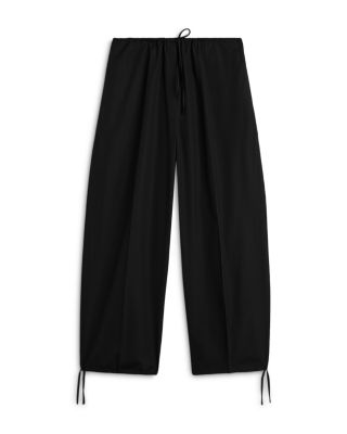 Drawstring Cotton Trousers