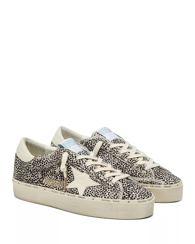 Golden Goose Women's Hi Star Horsy Calf Hair Sneakers