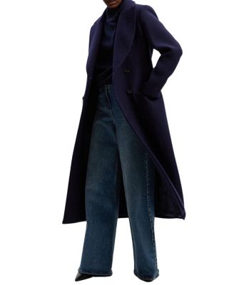 Double Breasted Tailored Midi Coat