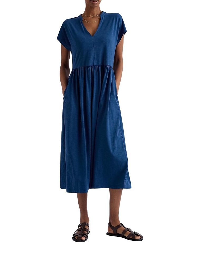 Seasalt Cornwall Zinnia Short Sleeve Jersey Midi Dress