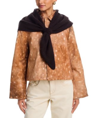 Brushed Cashmere Triangle Wrap - Exclusive