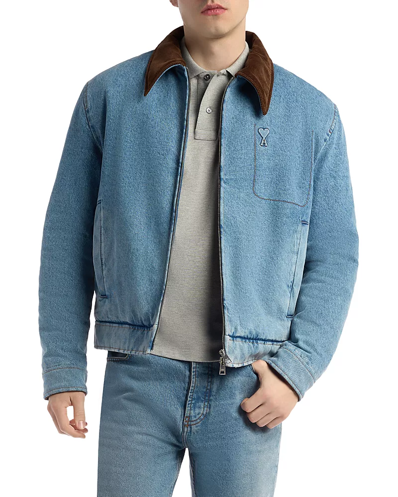 Ami Zipped Ami de Coeur Jacket