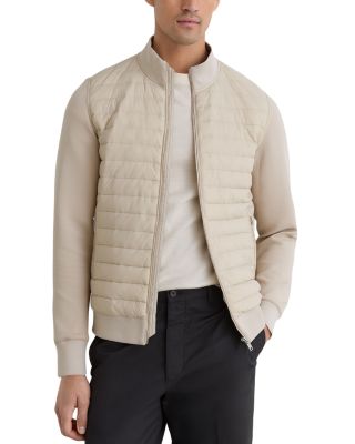 Freddie Cotton Blend Interlock Quilted Full Zip Jacket