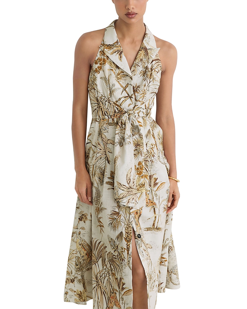 Reiss Tate Printed Dress