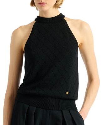  Sleeveless Knit Top
