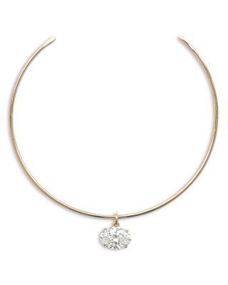Cubic Zirconia Structured Pendant Necklace - Exclusive