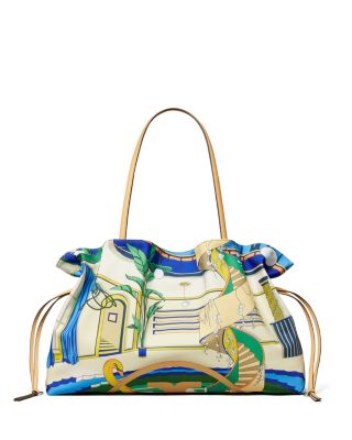 Ella Printed Drawstring Tote