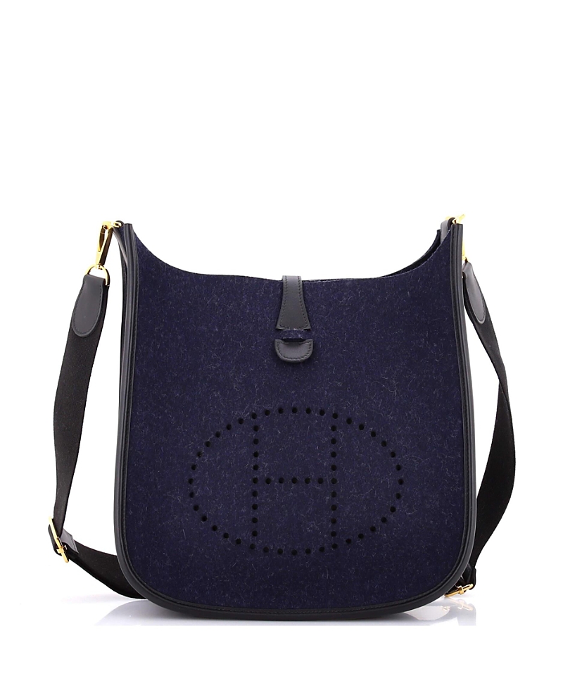 Pre-Owned HERMES Pm Evelyne Bag Gen Iii Felt