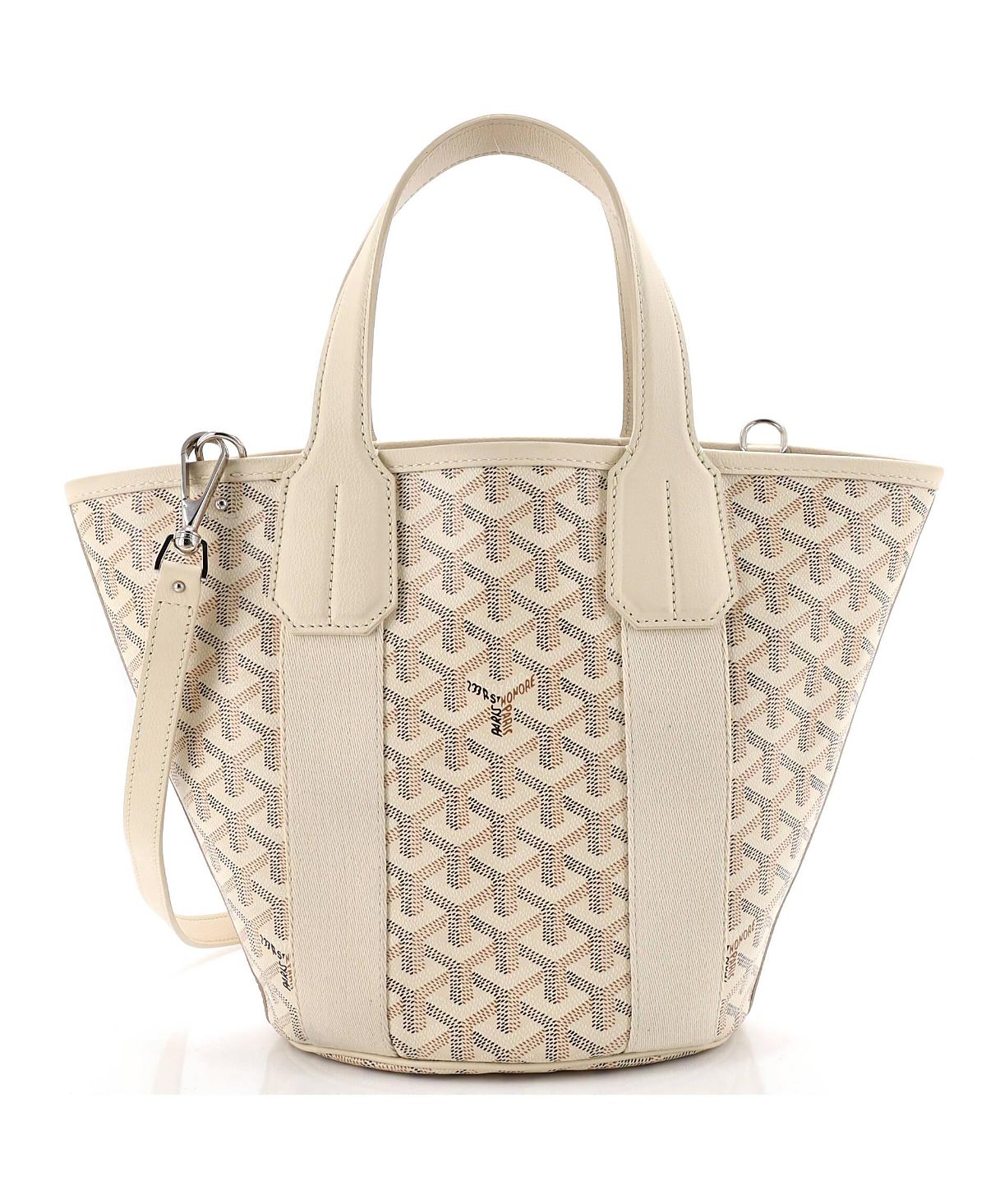 Pre-Owned Goyard Pm Belharra Tote Coated Canvas