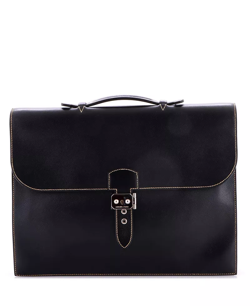 Pre-Owned HERMES 38 Sac a Depeches Bag Epsom