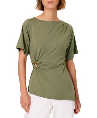 Women's Gathered Detail Top