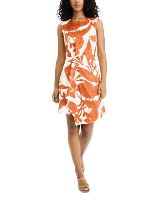 Donna Morgan Asymmetrical Draped Mini Dress