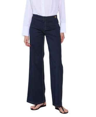Jane Cotton Stretch Flare Trouser