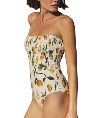  Kate Smocked Bandeau One Piece