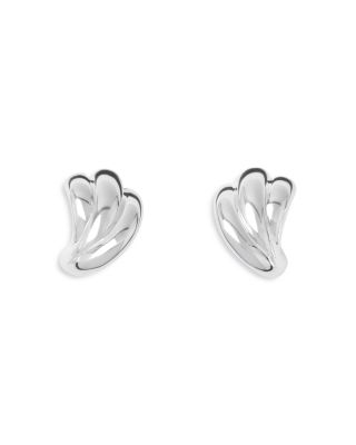 Lie Studio Magda Textured Stud Earrings