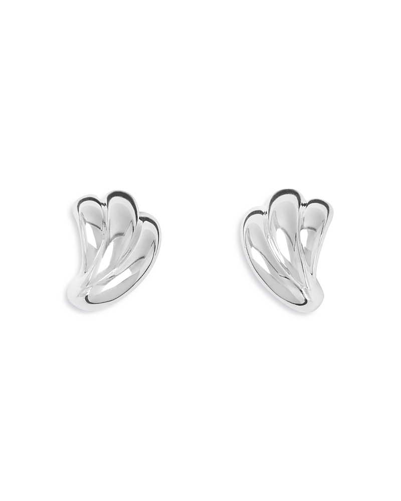 Lie Studio Magda Textured Stud Earrings