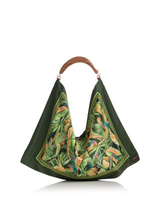Farm Rio Satin Scarf Medium Bag