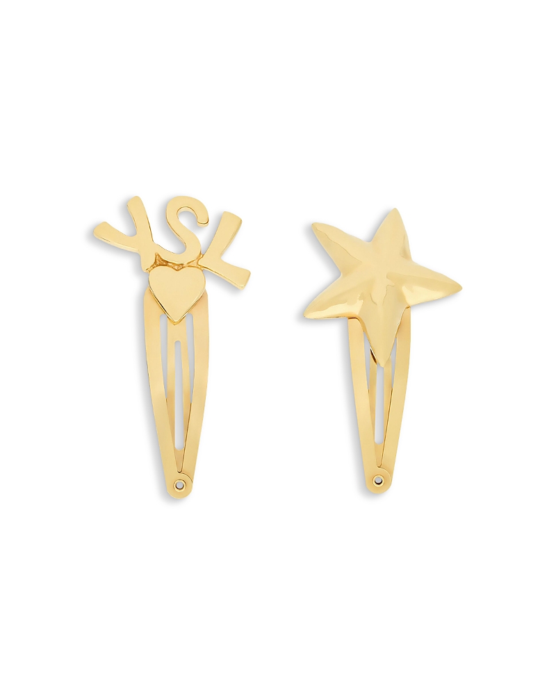 Saint Laurent Cassandre Hair Clips