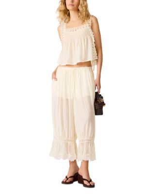 Easten Lace Trim Pants