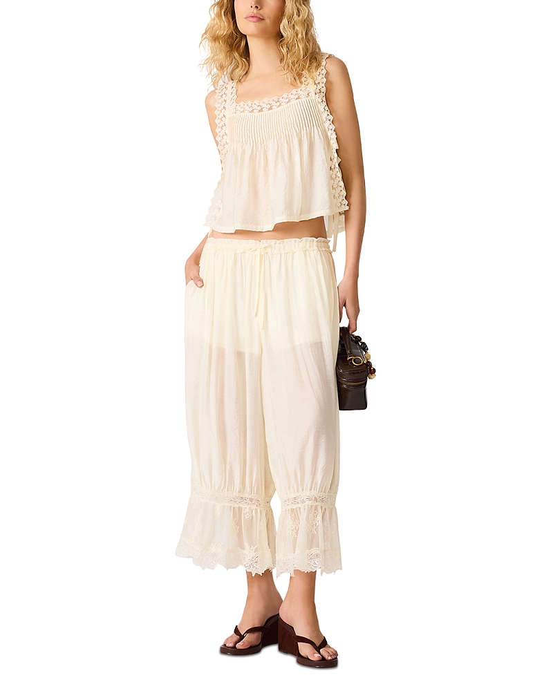 Steve Madden Easten Lace Trim Pants