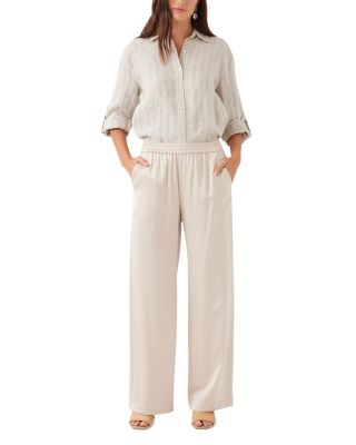 Satin Pull On Pants