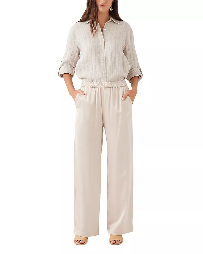 Karen Kane Satin Pull On Pants