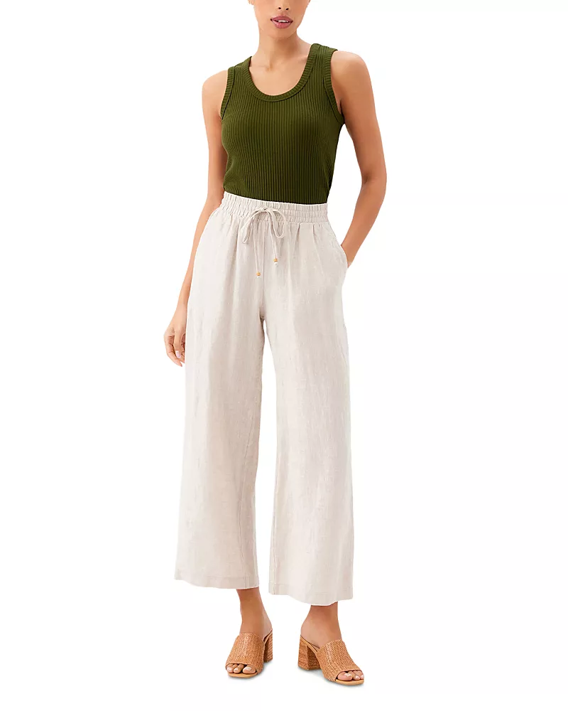 Karen Kane Drawstring Linen Pants