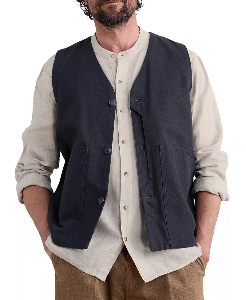 Seasalt Cornwall Metern Cotton Waistcoat