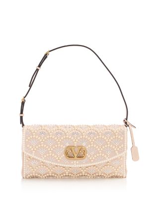 Vain VLogo Embroidered Shoulder Bag