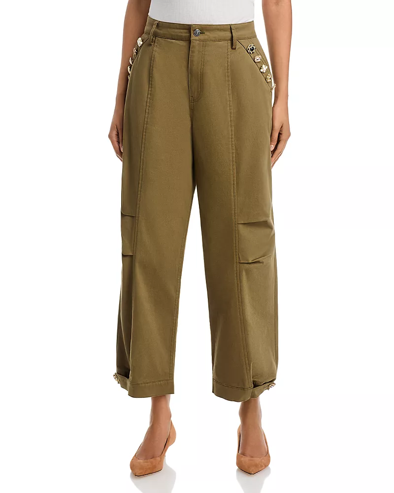 Cinq a Sept Agnes Mixed Buttons Pants