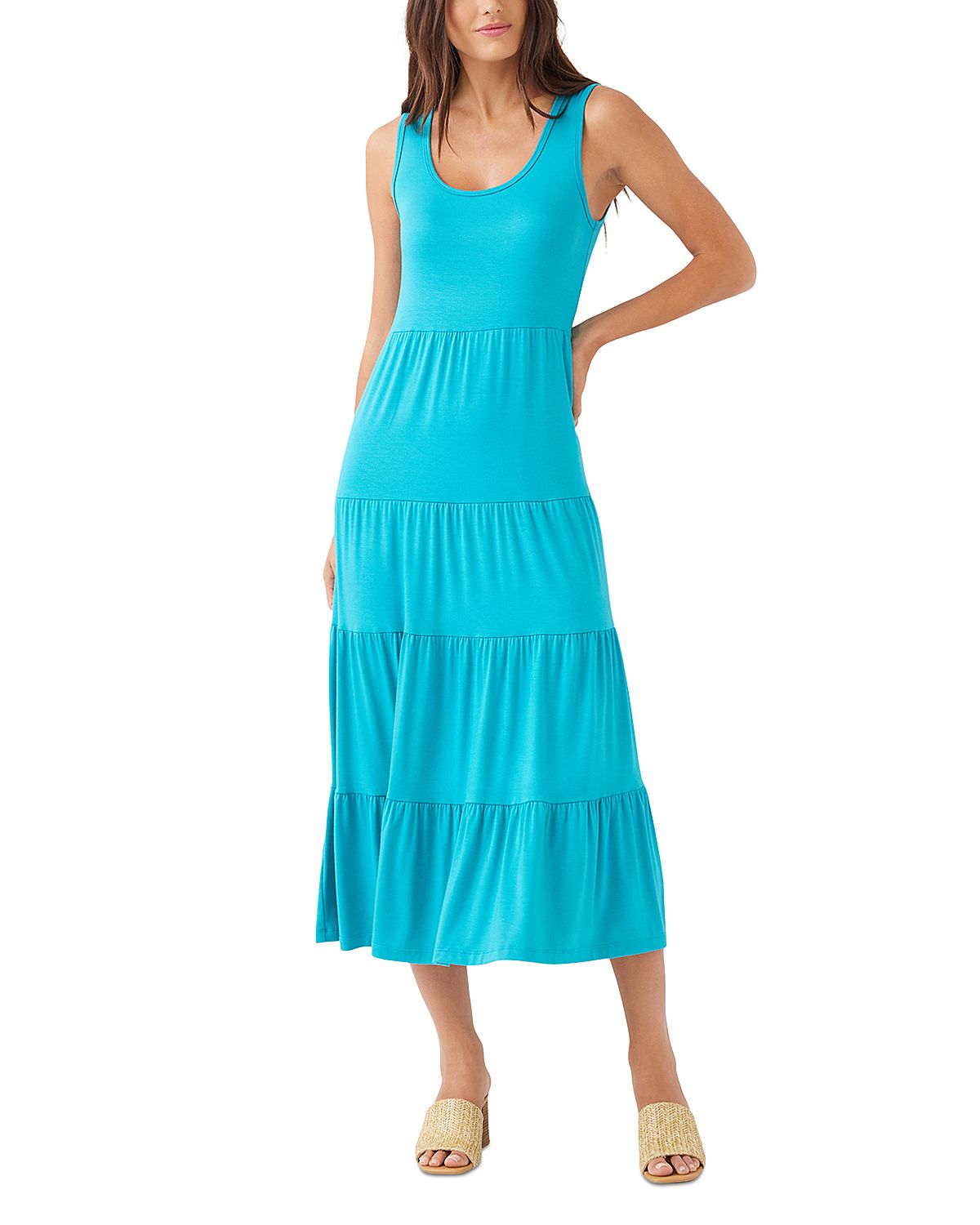 Karen Kane Tiered Midi Dress