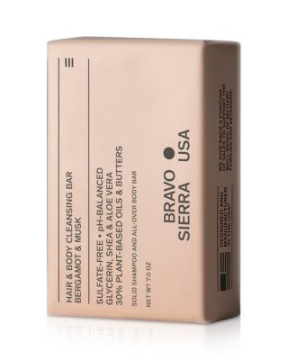 Bergamot & Musk Hair & Body Cleansing Bar 7 oz.