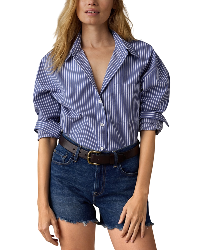Faherty Coastal Poplin Relaxed Shirt