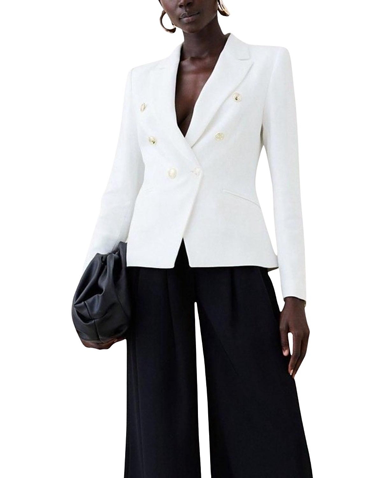 Karen Millen Tailored Button Military Blazer