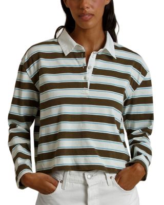 Cotton Collared Rugby Long Sleeve Shirt
