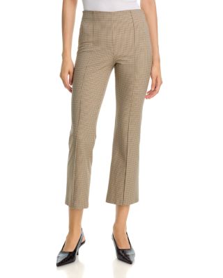 Niki Mid Rise Plaid Pants