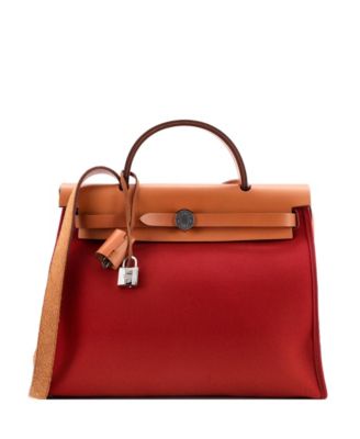 31 Herbag Zip Leather and Toile