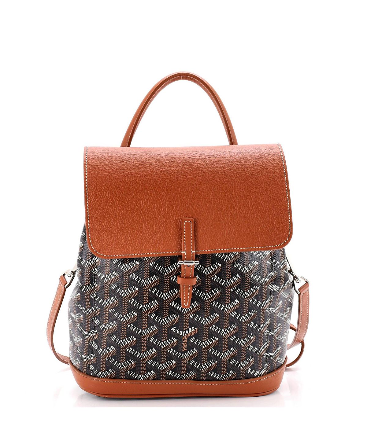 Pre-Owned Goyard Mini Alpin Backpack Coated Canvas