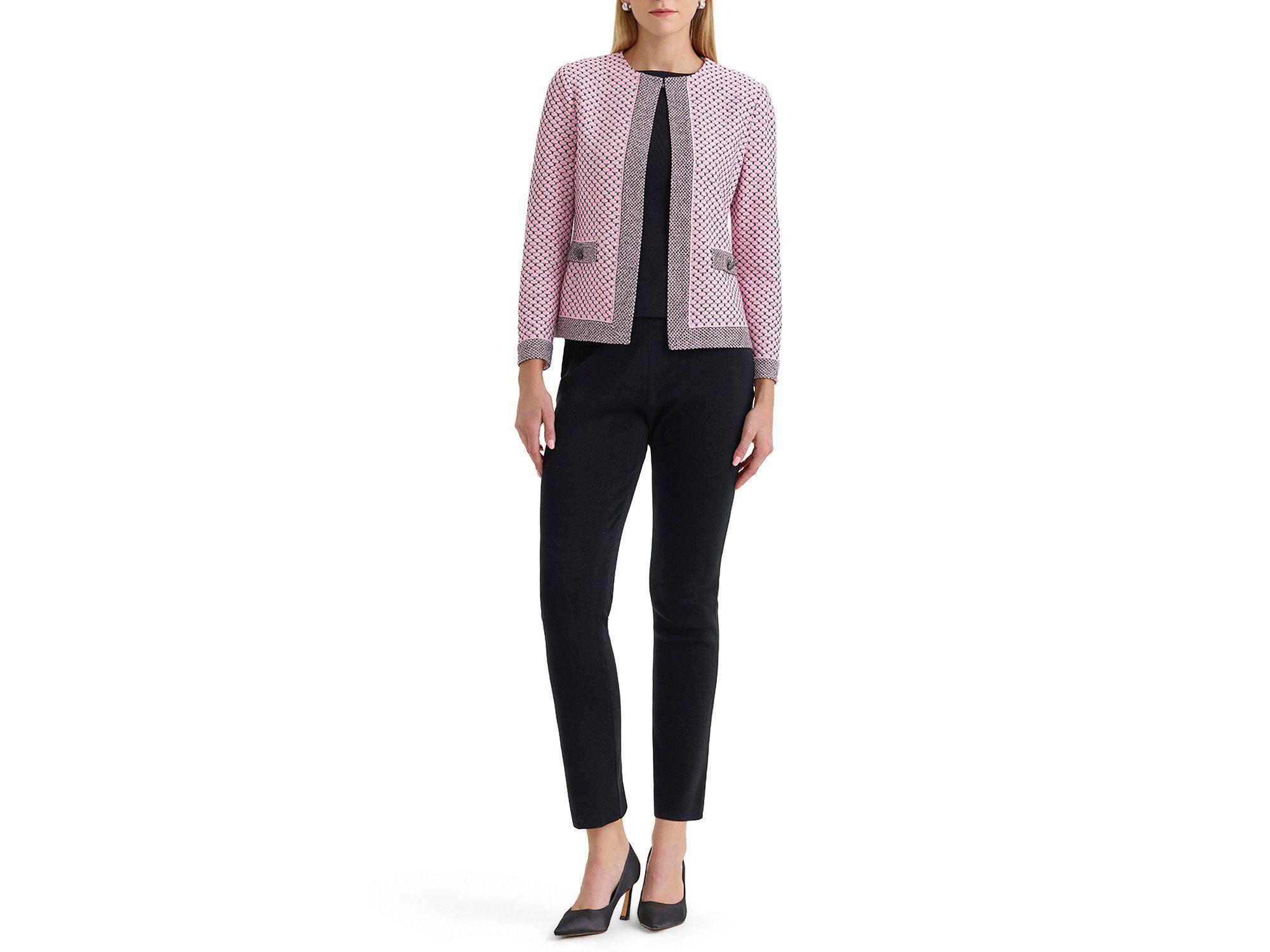 Shell Stitch Knit Jacket — Image 6