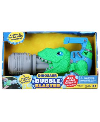 Nonstop Fun Motorized Lights & Sound Dinosaurs Bubble Blaster, Ages 3+