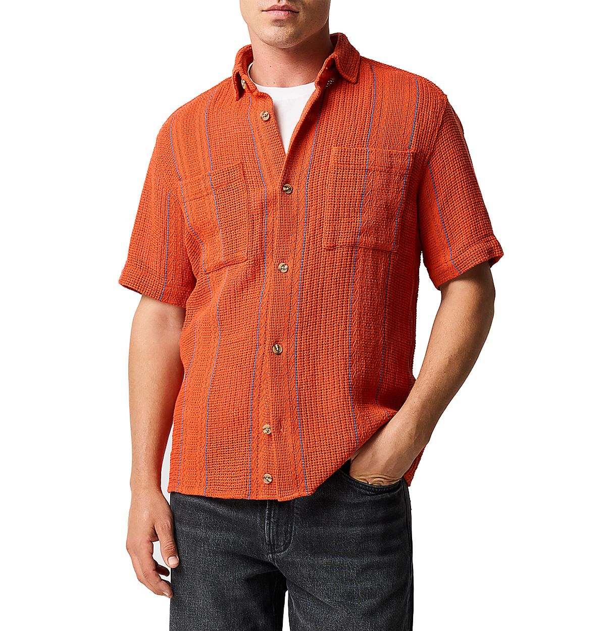 Rodd & Gunn Point Break Regular Fit Short Sleeve Shirt